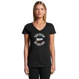 AS Colour Wo's Bevel V Neck Tee 4010