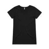 AS Colour Wo's Bevel V Neck Tee 4010