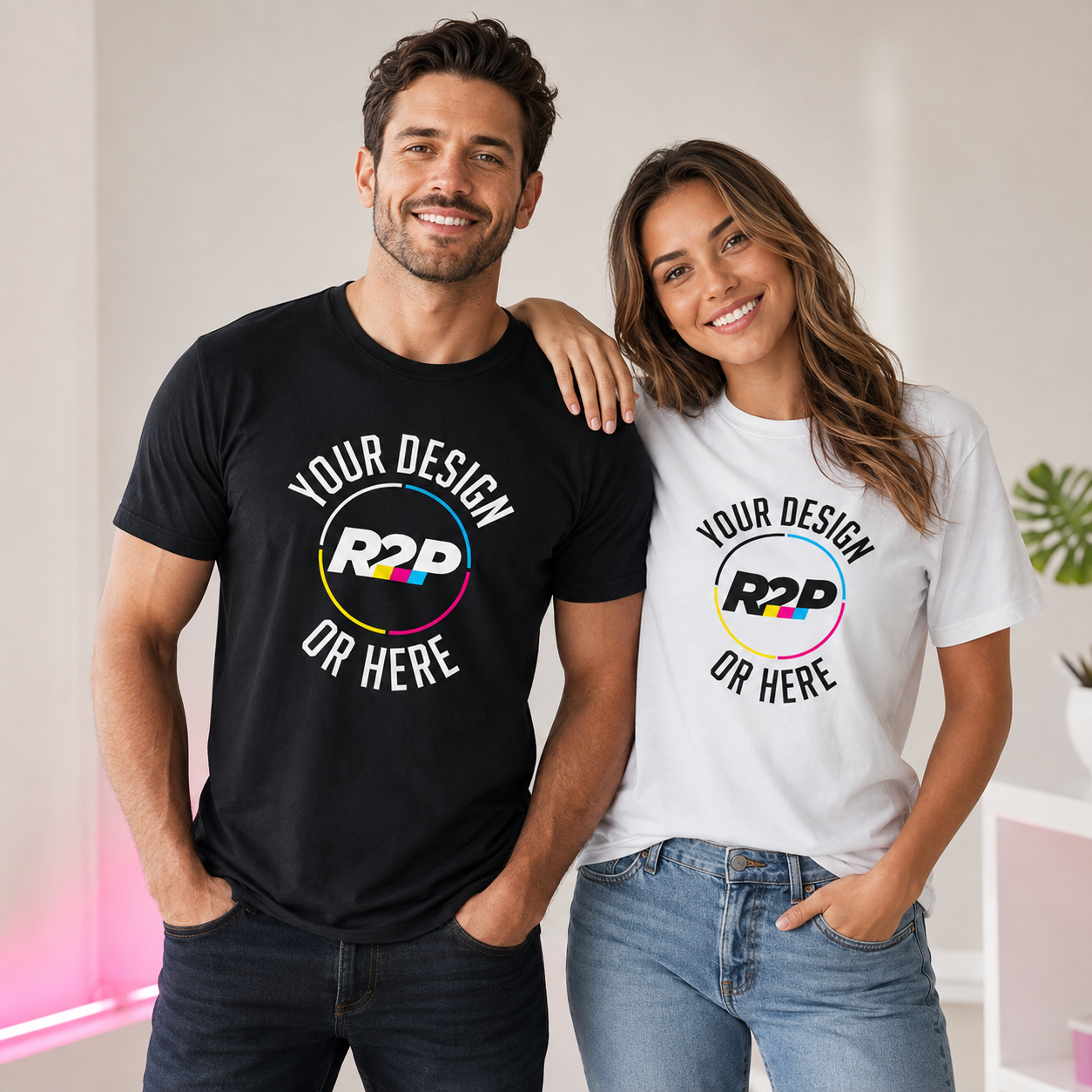 Custom printed apparel collection