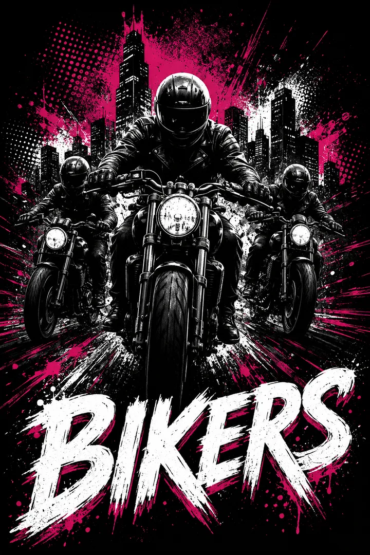 Bikers graphic T-shirt collection
