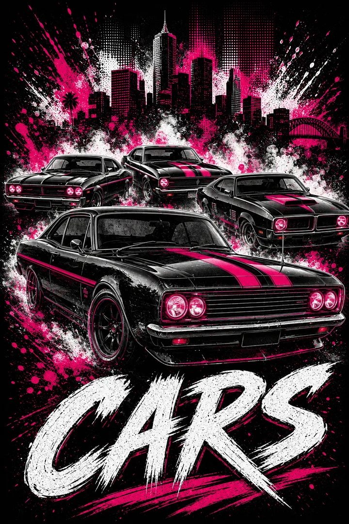 Cars graphic T-shirt collection
