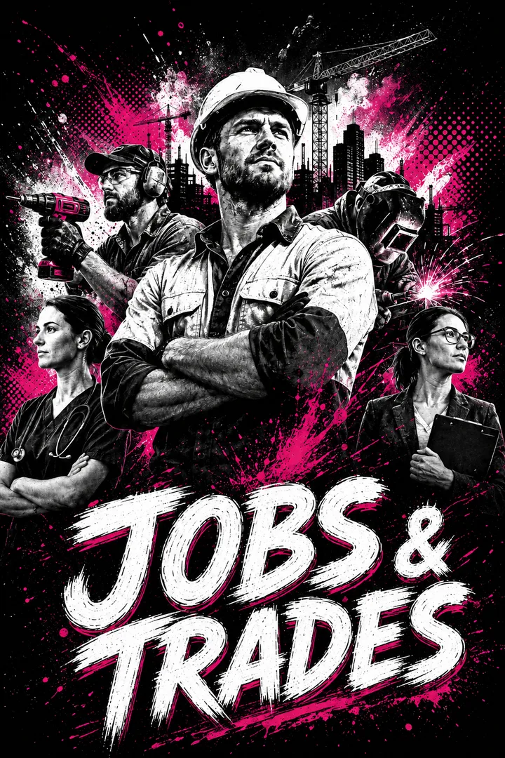 Jobs & Trades graphic T-shirt collection